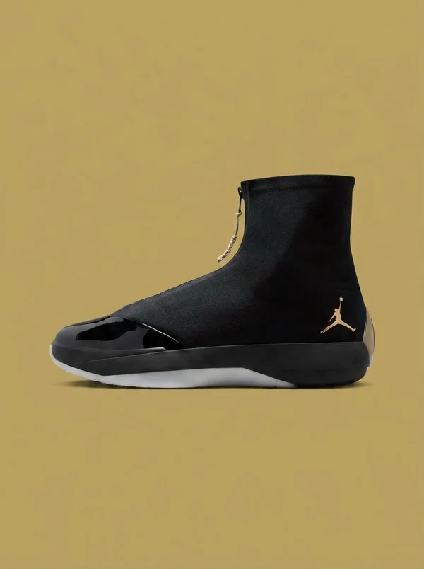 Air Jordan 4028 Black / Metallic Gold