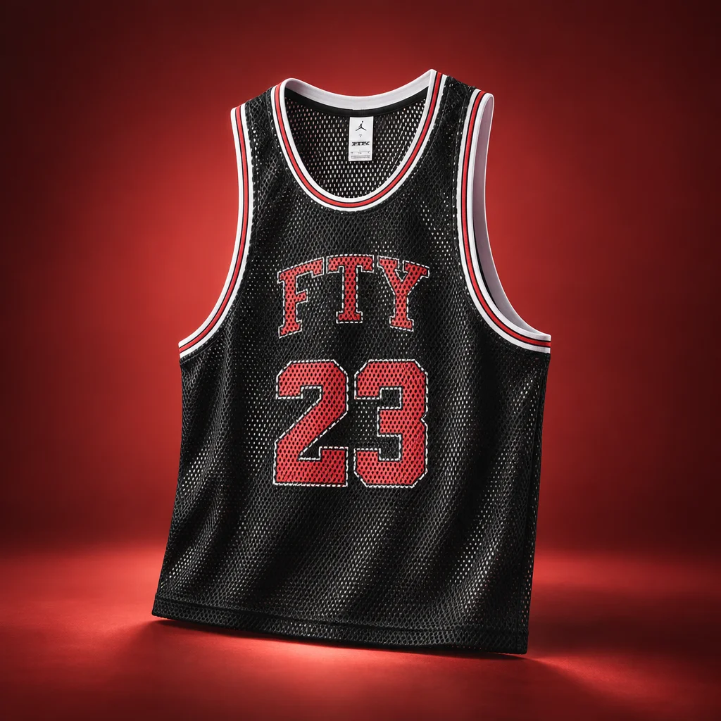 Air Jordan x Free the Youth Basketball Jersey - Black & Crimson