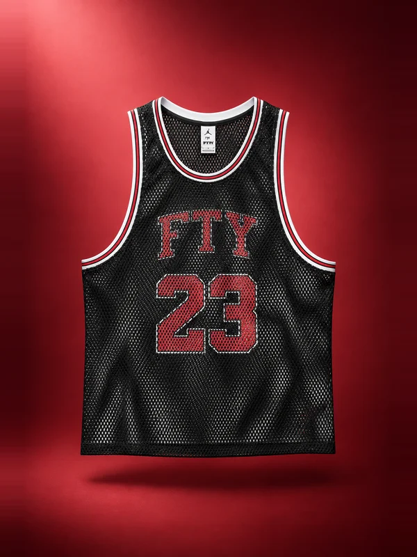 Air Jordan x Free the Youth Basketball Jersey - Black & Crimson