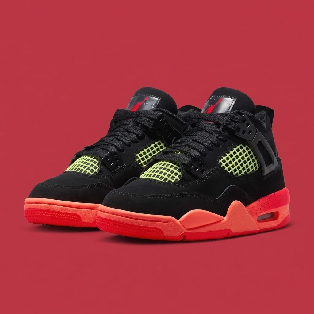 Kids Air Jordan 4 "Black/Infrared 23"