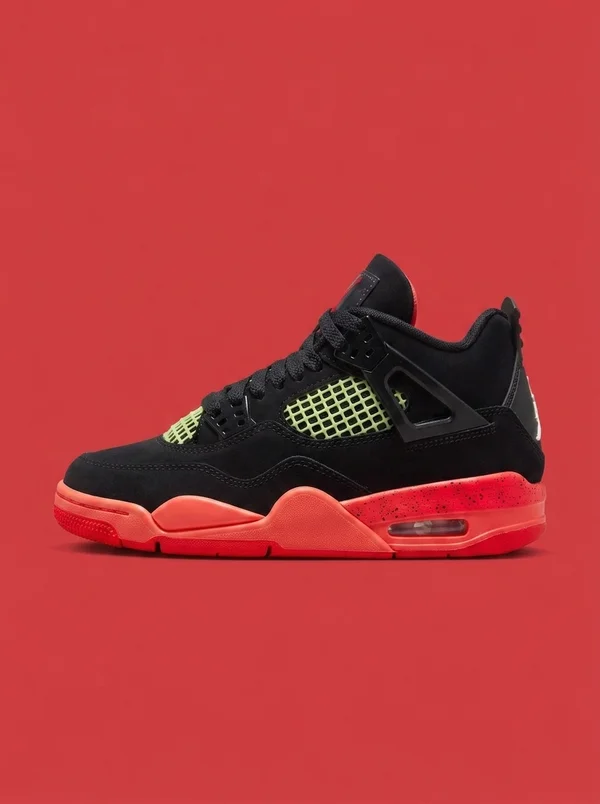 Kids Air Jordan 4 "Black/Infrared 23"
