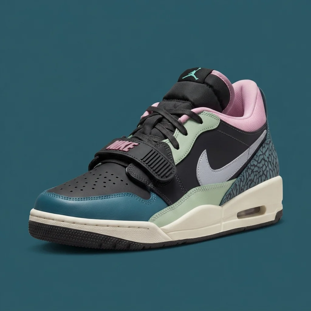 Jordan Legacy 312 Low Anthracite / Iced Jade