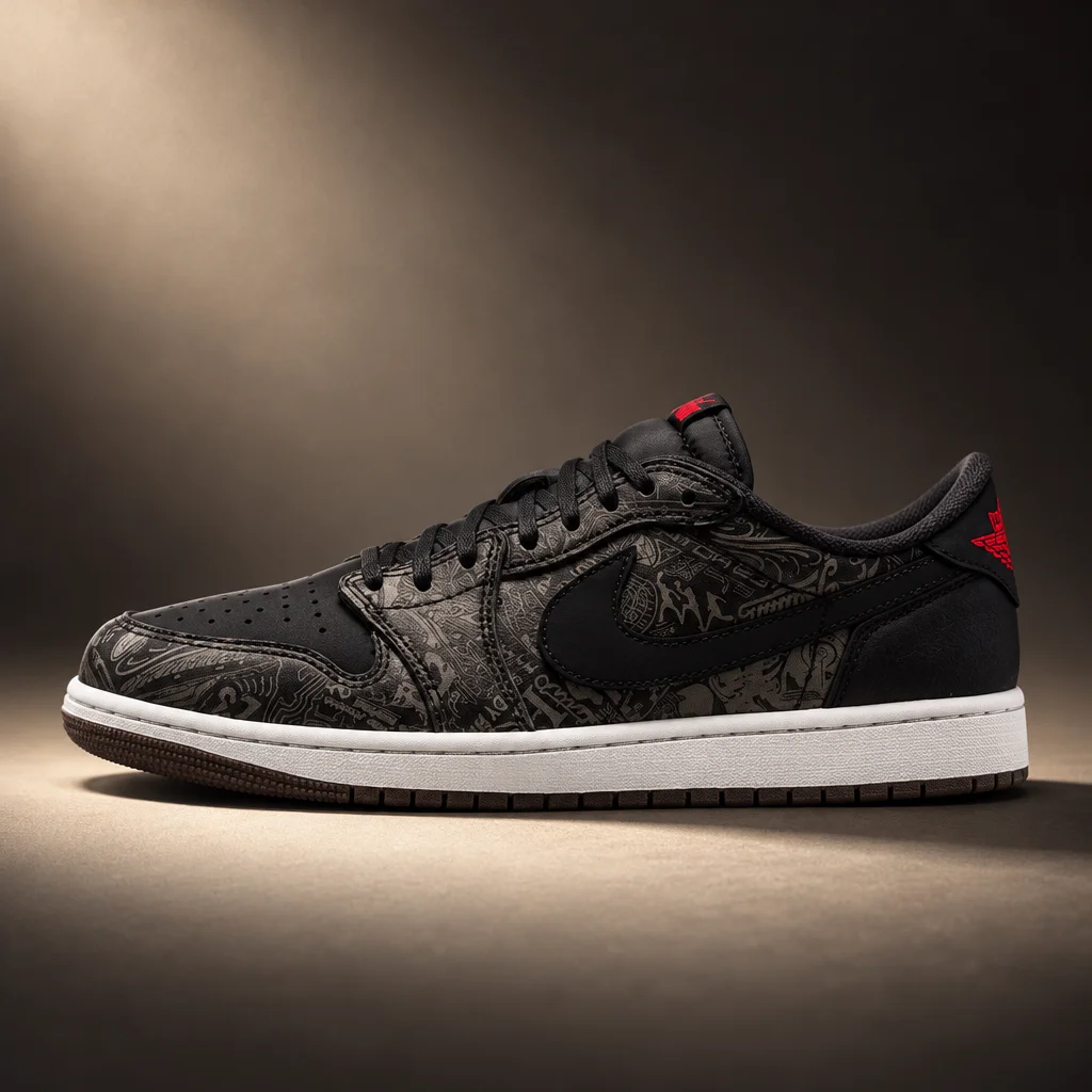 Men's Air Jordan Retro 1 Low OG SE Laser Casual Shoes