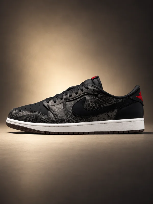 Men's Air Jordan Retro 1 Low OG SE Laser Casual Shoes