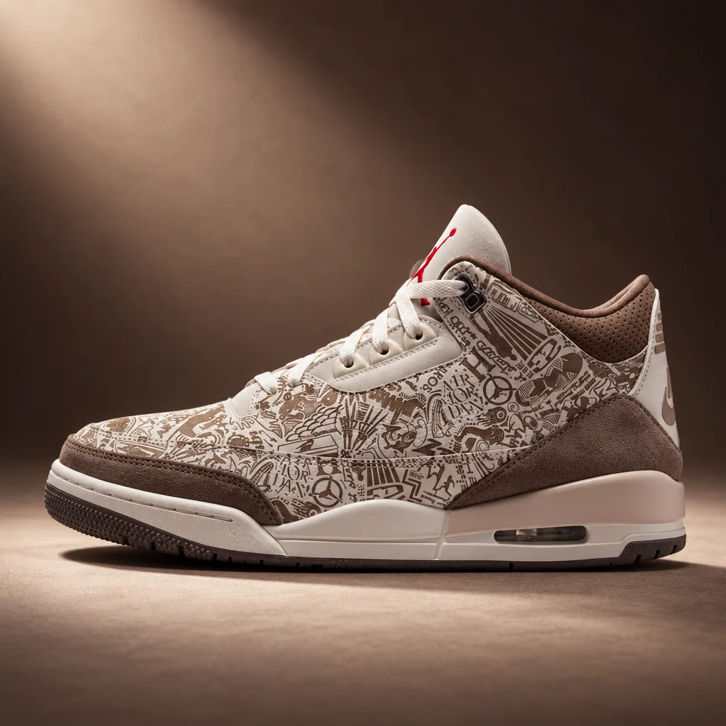 Men's Air Jordan Retro 3 Basketball Shoes