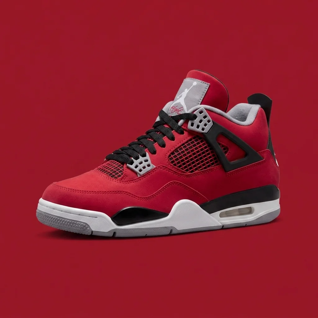 Jordan Retro 4 Red/White/Grey