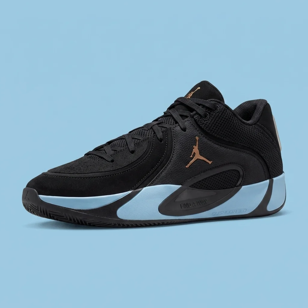 Jordan Tatum 4 Black/Ice Blue