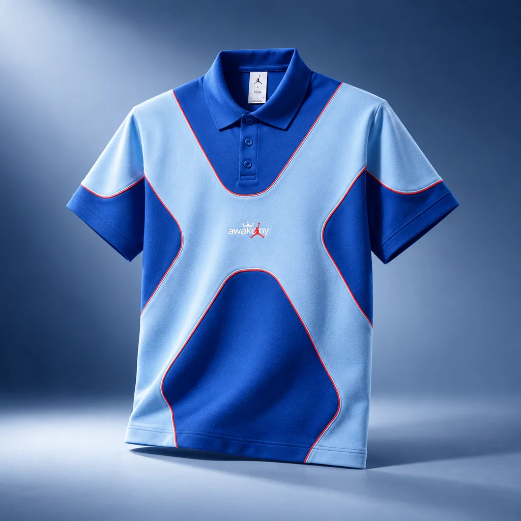 Jordan x Awake NY Polo - Light Blue / Game Royal