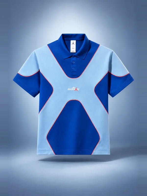 Jordan x Awake NY Polo - Light Blue / Game Royal