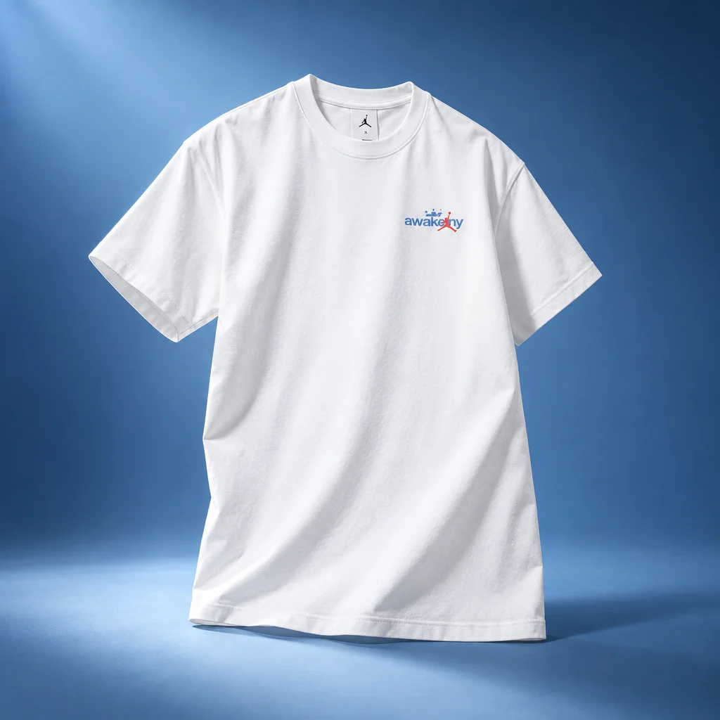 Jordan x Awake NY Tee - White / Light Blue