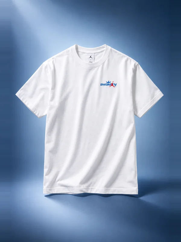 Jordan x Awake NY Tee - White / Light Blue