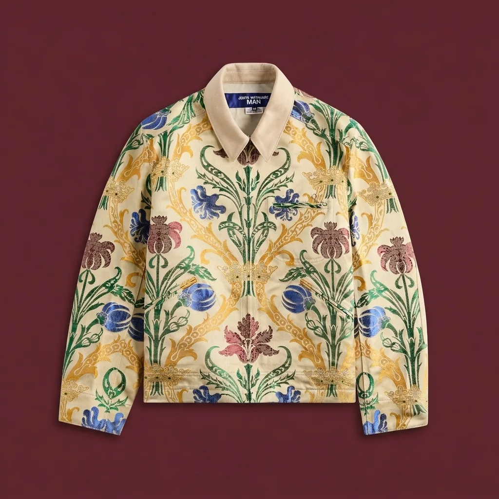 Junya Watanabe MAN Jacket - Natural / Yellow / Green