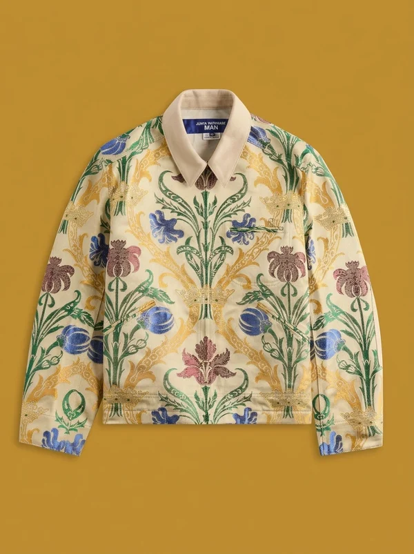 Junya Watanabe MAN Jacket - Natural / Yellow / Green