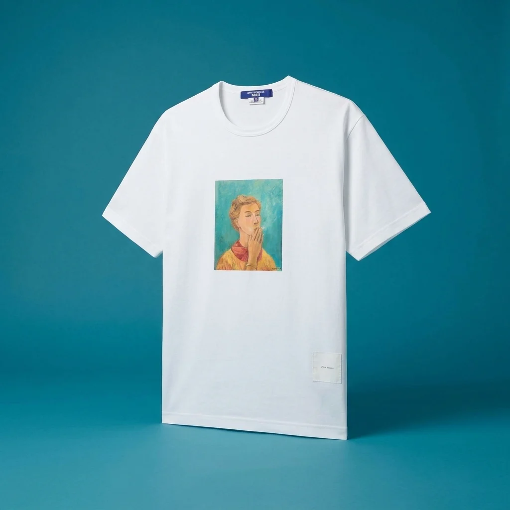 Junya Watanabe MAN Printed Tee - White