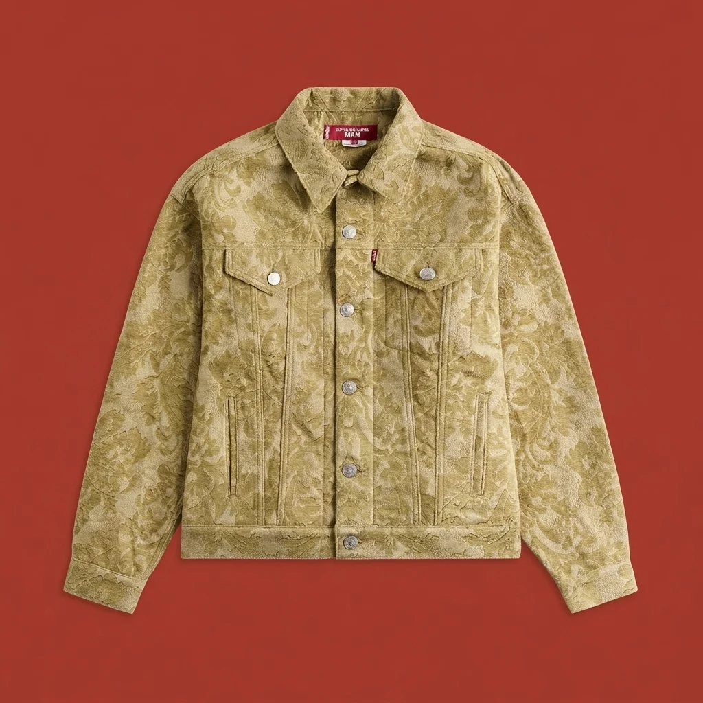 Junya Watanabe MAN x Levi's Jacquard Floral Jacket - Beige