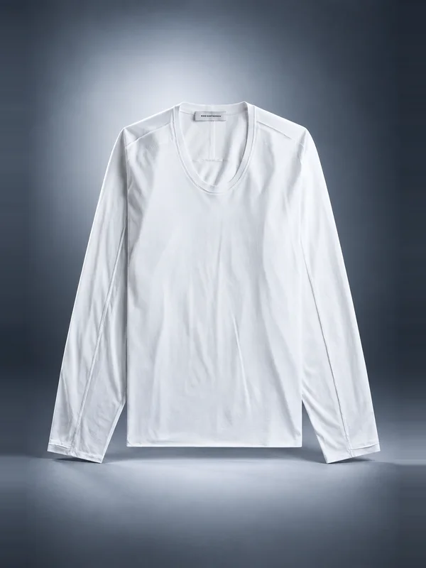 Kiko Kostadinov Astro Long Sleeve Top - White