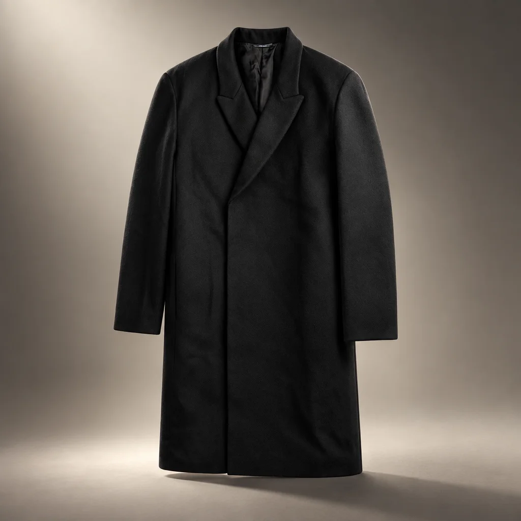 Kiko Kostadinov Epelde Overcoat - Deep Black