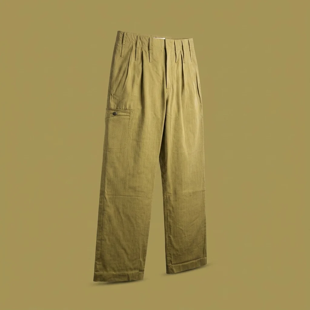 Kiko Kostadinov Ferenc Trouser - Lime Stripe