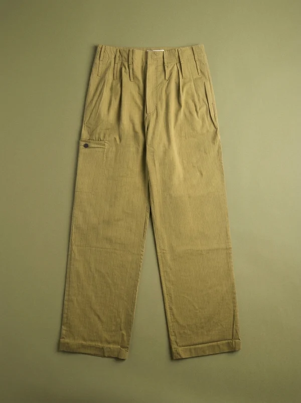 Kiko Kostadinov Ferenc Trouser - Lime Stripe
