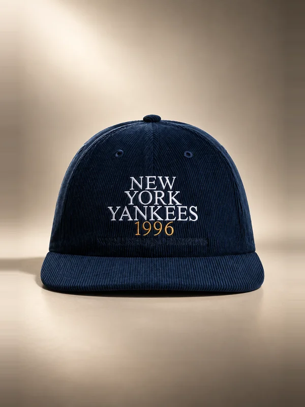 Kith & '47 for the New York Yankees Corduroy Curve Clean Up Cap - Nocturnal
