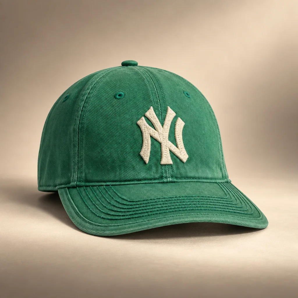 Kith & '47 for the New York Yankees Heavy Twill Franchise LS Cap - Kelly