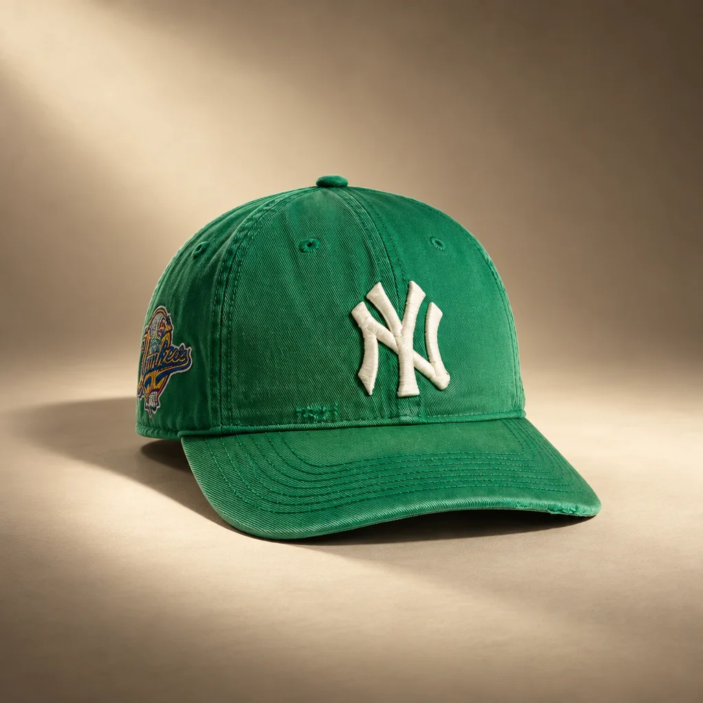 Kith & '47 for the New York Yankees Sun Faded Franchise LS Cap - Kelly