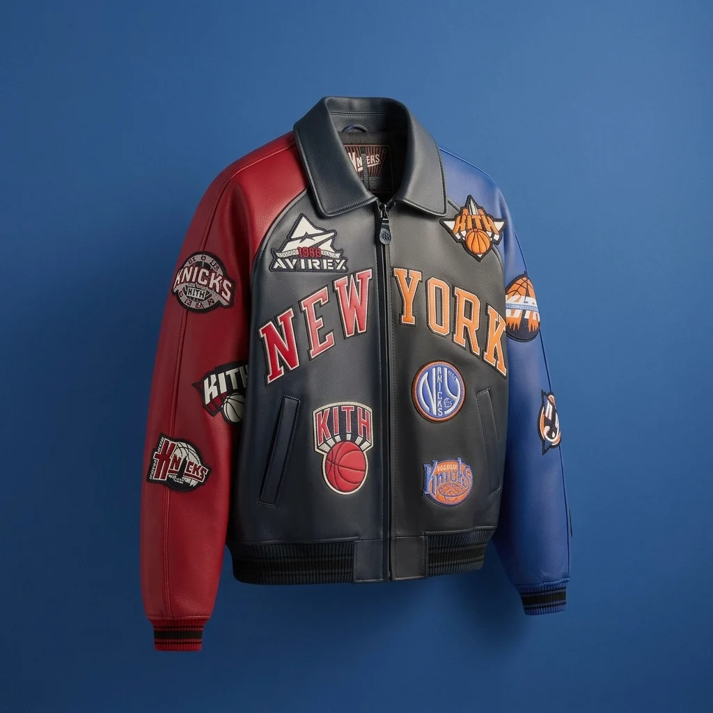 Kith & AVIREX for the New York Knicks Madison Square Garden Icon Jacket - Multi
