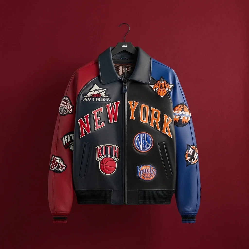 Kith & AVIREX for the New York Knicks Madison Square Garden Icon Jacket - Multi