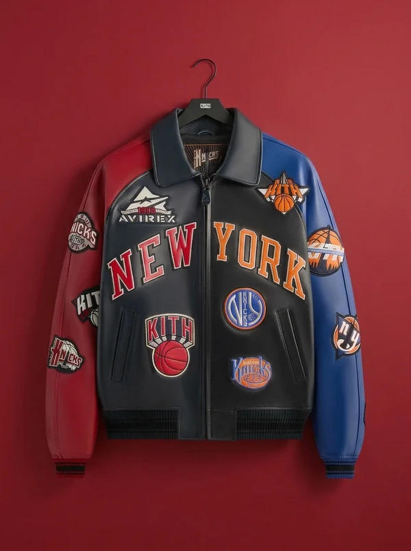 Kith & AVIREX for the New York Knicks Madison Square Garden Icon Jacket - Multi