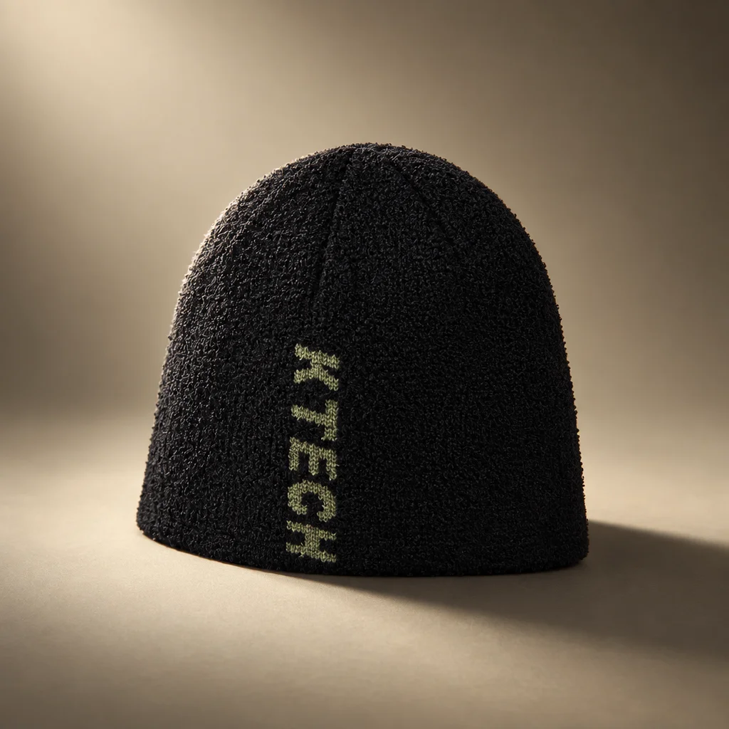 Kith Boucle Cuffless Beanie - Black