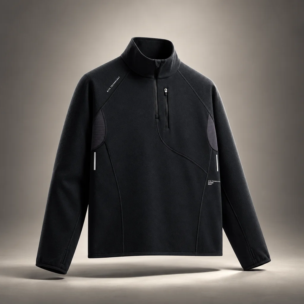 Kith Calix Quarter Zip - Black