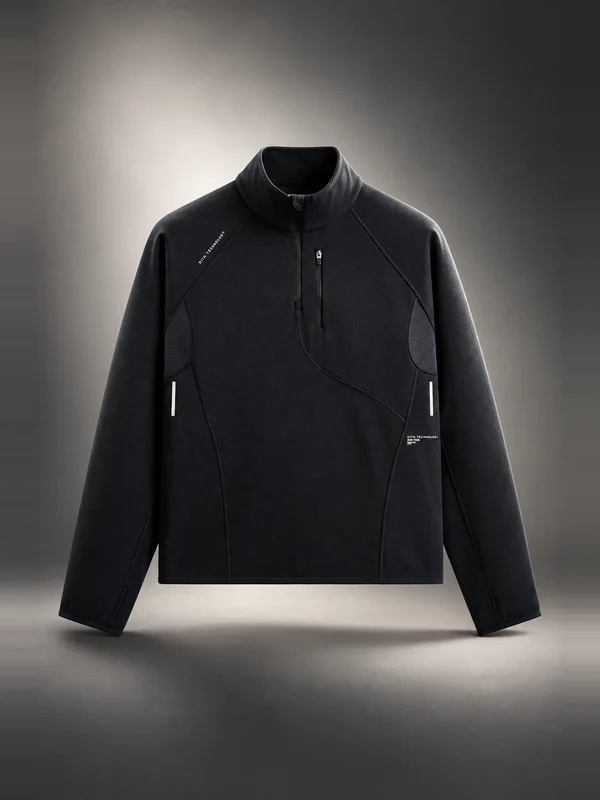 Kith Calix Quarter Zip - Black