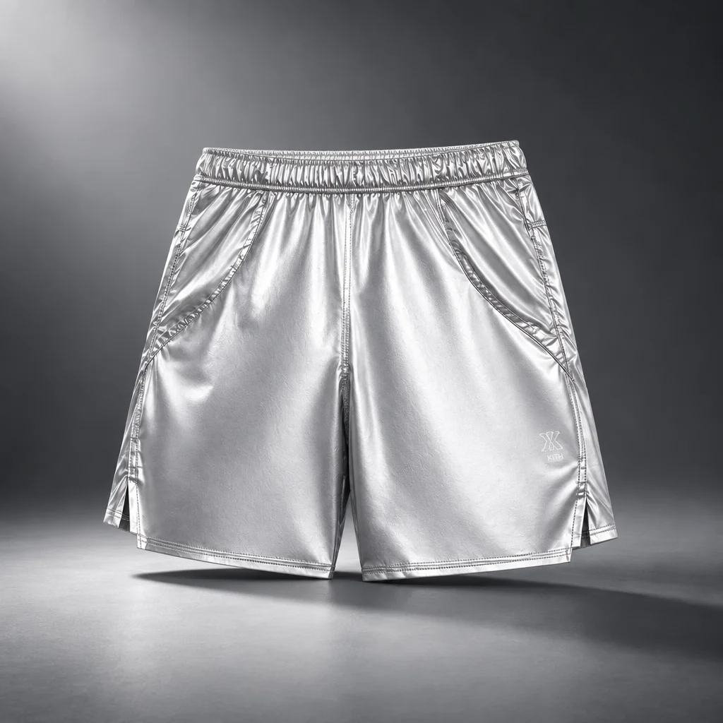 Kith Demas 5" Short - Silver