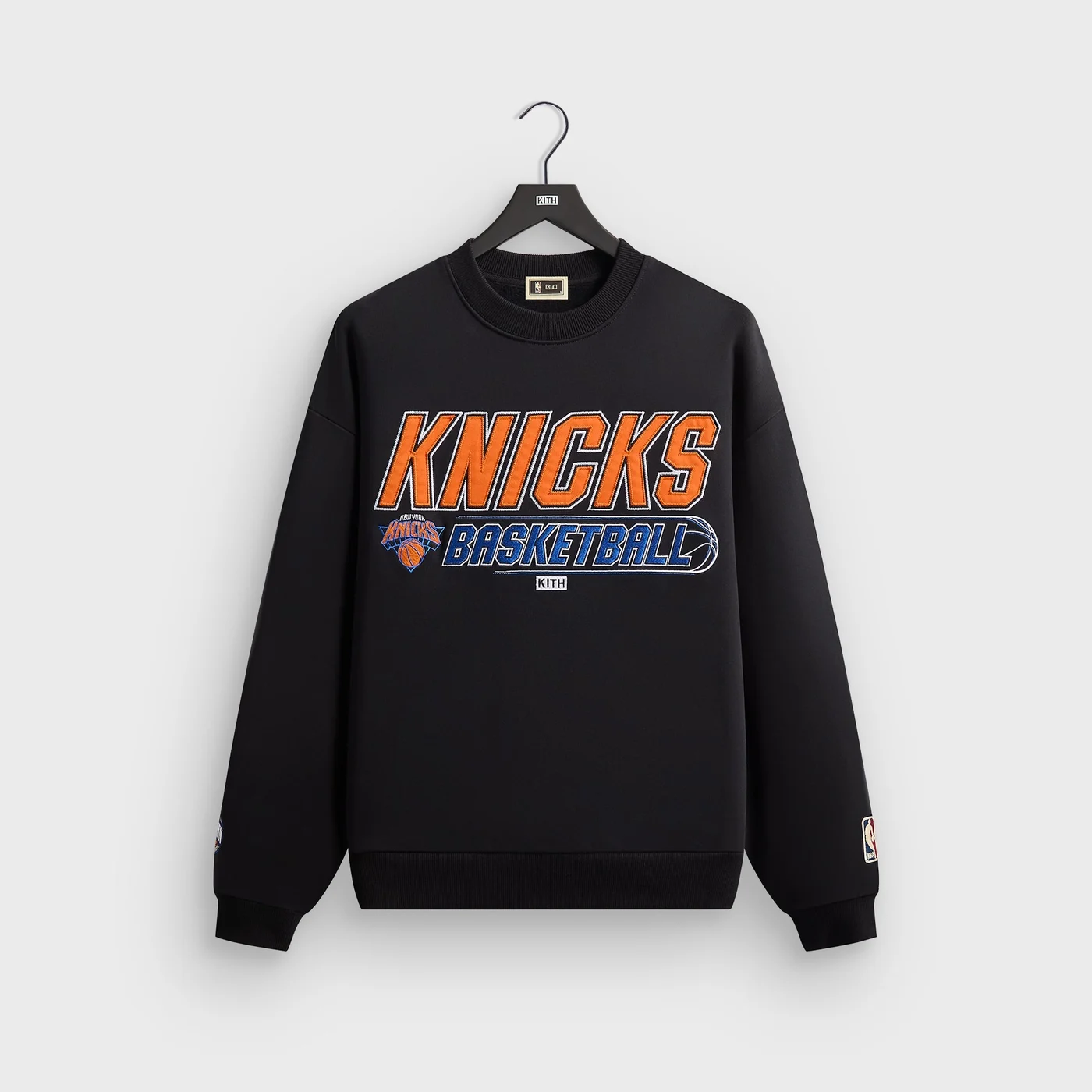 Kith for NBA All-Star New York Knicks Nelson Crewneck - Black