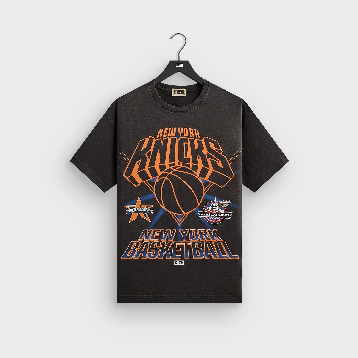 Kith for NBA All-Star New York Knicks Vintage Tee - Black