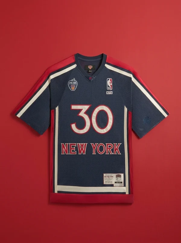 Kith for the New York Knicks Bernard King Mesh Shirt - Nocturnal