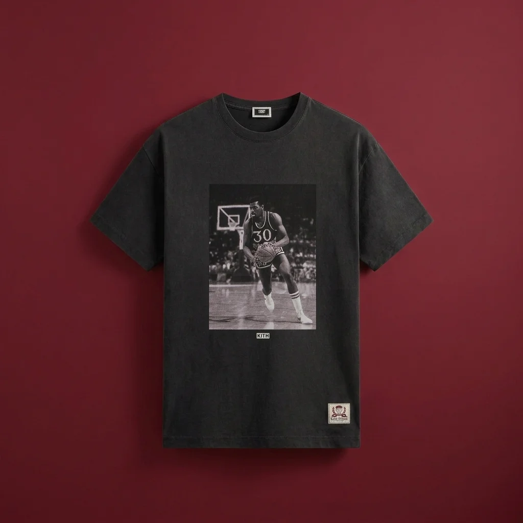 Kith for the New York Knicks Bernard King Vintage Jones Tee Black