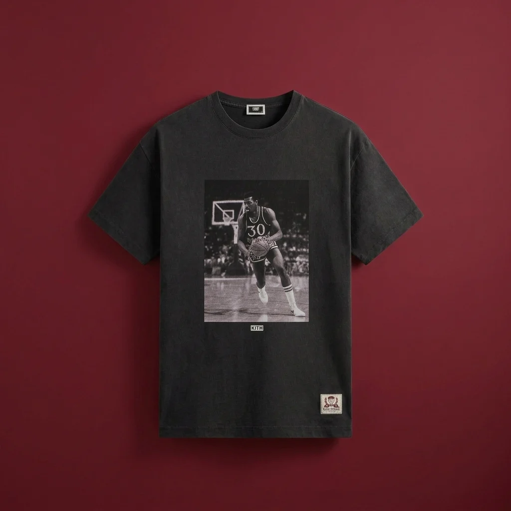 Kith for the New York Knicks Bernard King Vintage Jones Tee - Black