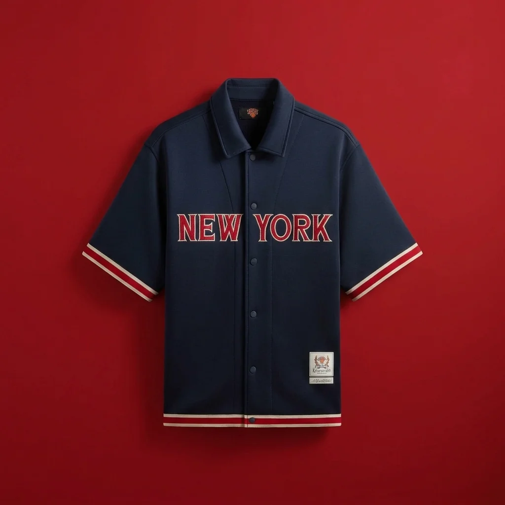 Kith for the New York Knicks Bernard King Woodpoint Shirt - Nocturnal