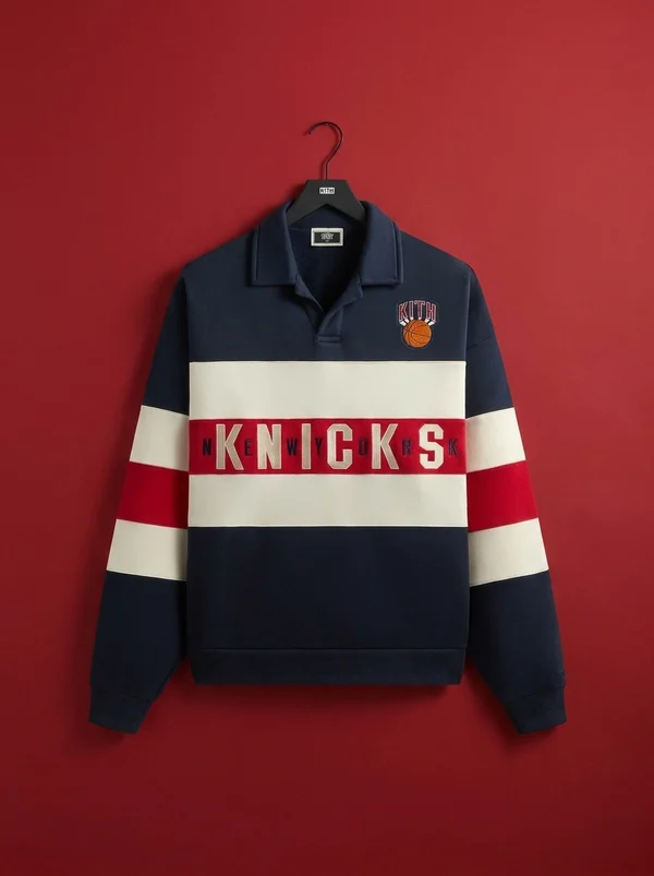 Kith for the New York Knicks Classic Nelson Rugby - Nocturnal
