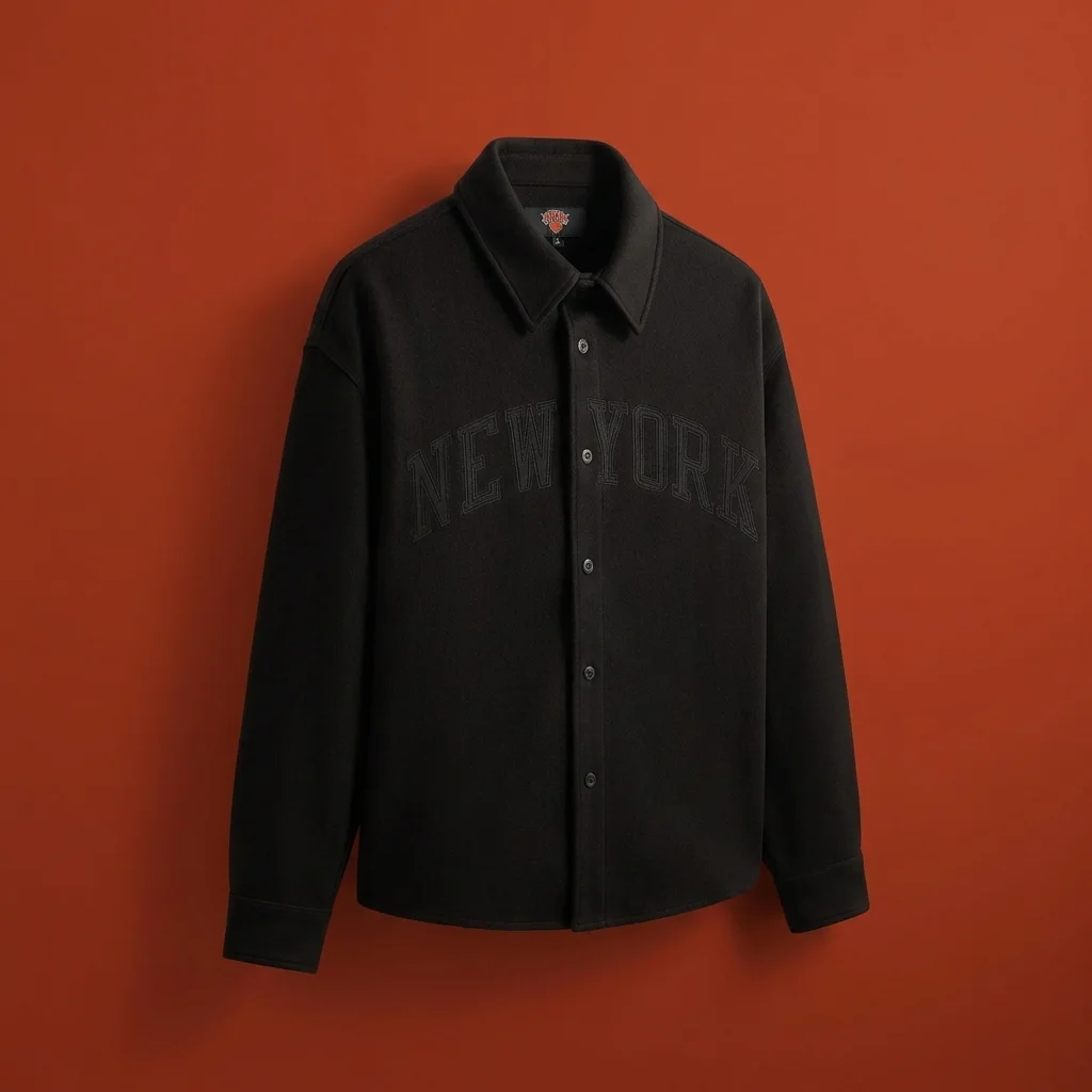 Kith for the New York Knicks Felted Apollo Shirt - Black