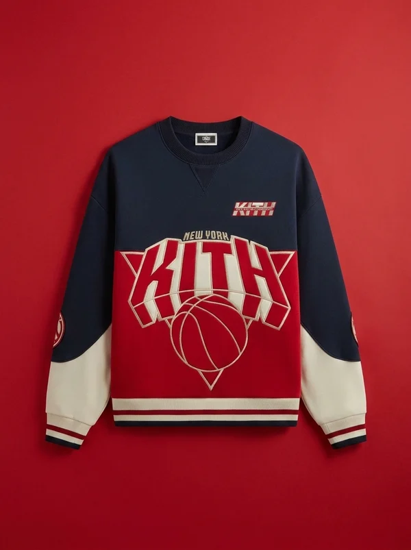 Kith for the New York Knicks Multicolor Vintage Crewneck - Nocturnal