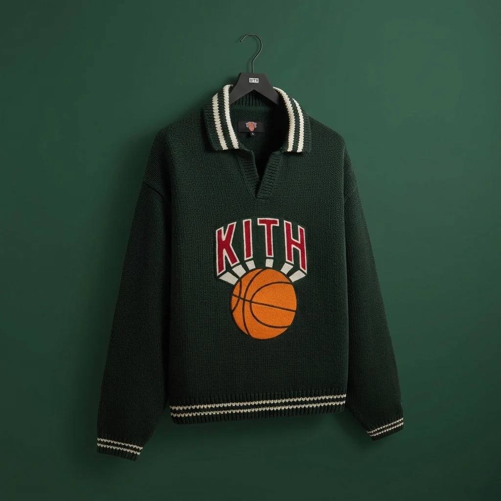 Kith for the New York Knicks Nelson Rugby Sweater - Stadium