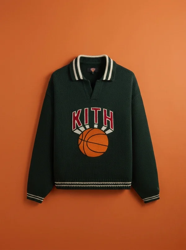 Kith for the New York Knicks Nelson Rugby Sweater - Stadium