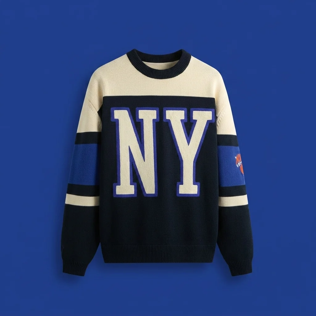 Kith for the New York Knicks NY Crewneck Sweater - Nocturnal