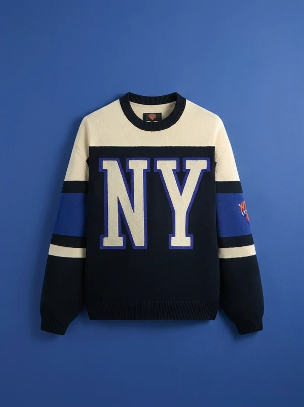 Kith for the New York Knicks NY Crewneck Sweater - Nocturnal