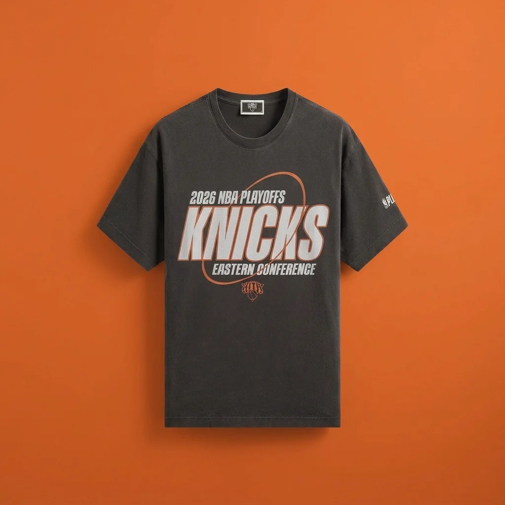 Kith for the New York Knicks Playoffs Tee - Black