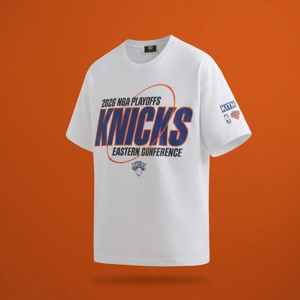 Kith for the New York Knicks Playoffs Tee - White
