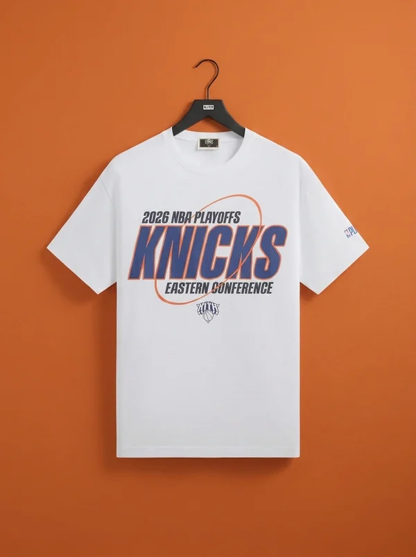 Kith for the New York Knicks Playoffs Tee - White