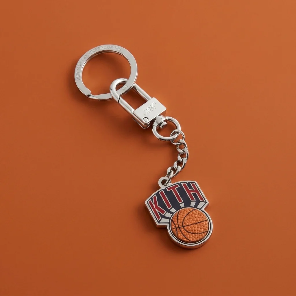 Kith for the New York Knicks Retro Basketball Keychain - Multi